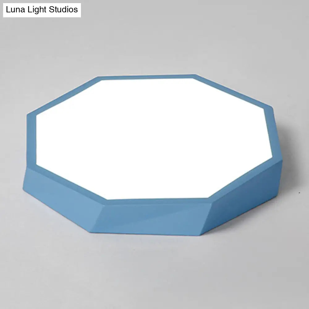 DecorBites™ Contemporary Acrylic Flush Mount Ceiling Light for Bedroom - Faceted Chandelier