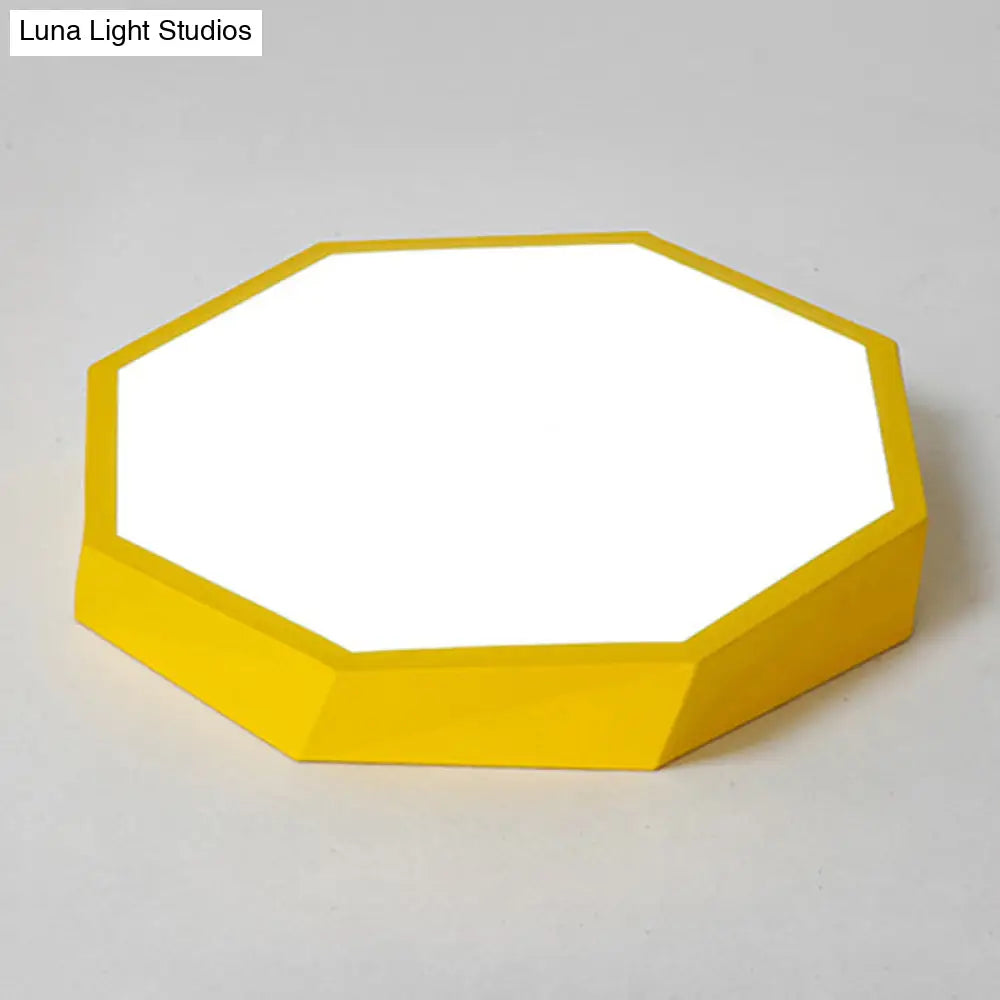 DecorBites™ Contemporary Acrylic Flush Mount Ceiling Light for Bedroom - Faceted Chandelier