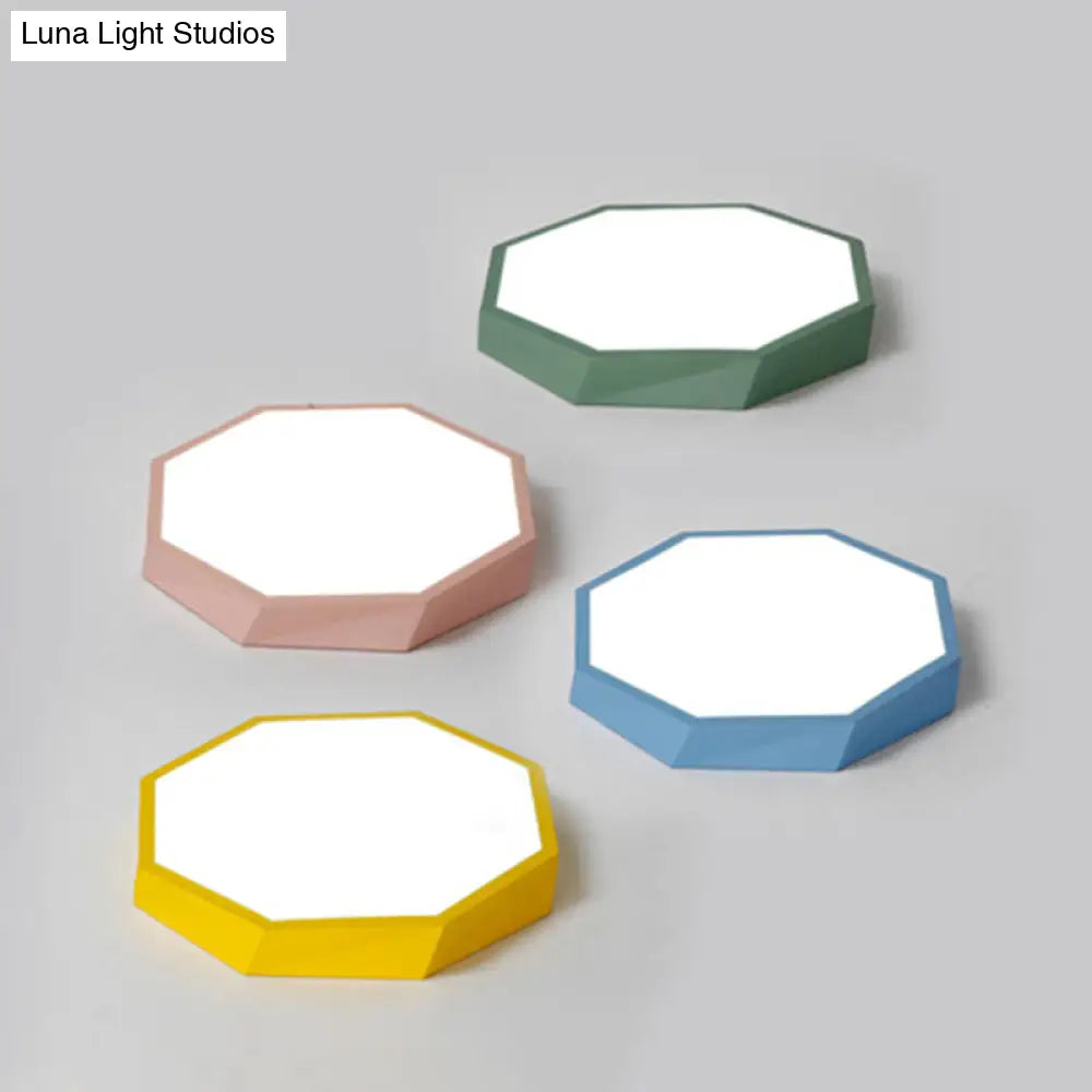DecorBites™ Contemporary Acrylic Flush Mount Ceiling Light for Bedroom - Faceted Chandelier