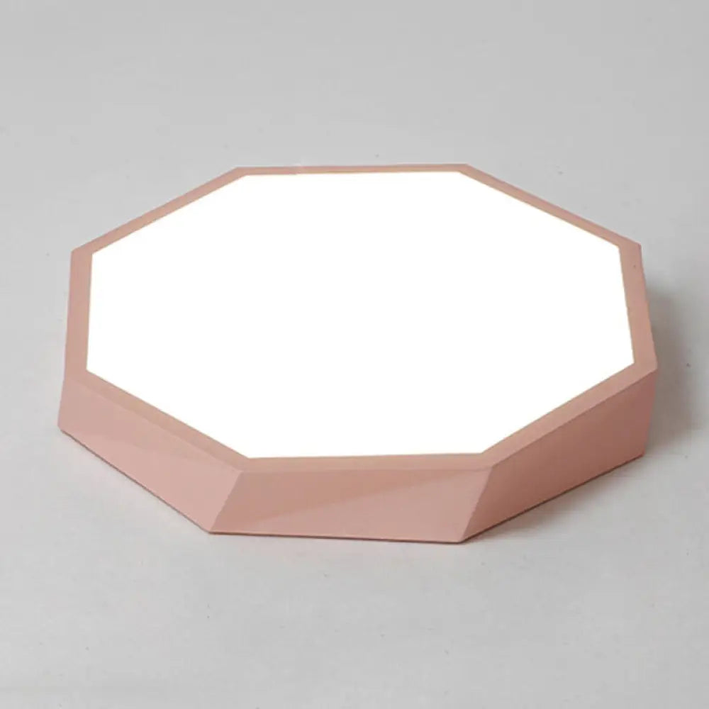 DecorBites™ Contemporary Acrylic Flush Mount Ceiling Light for Bedroom - Faceted Chandelier