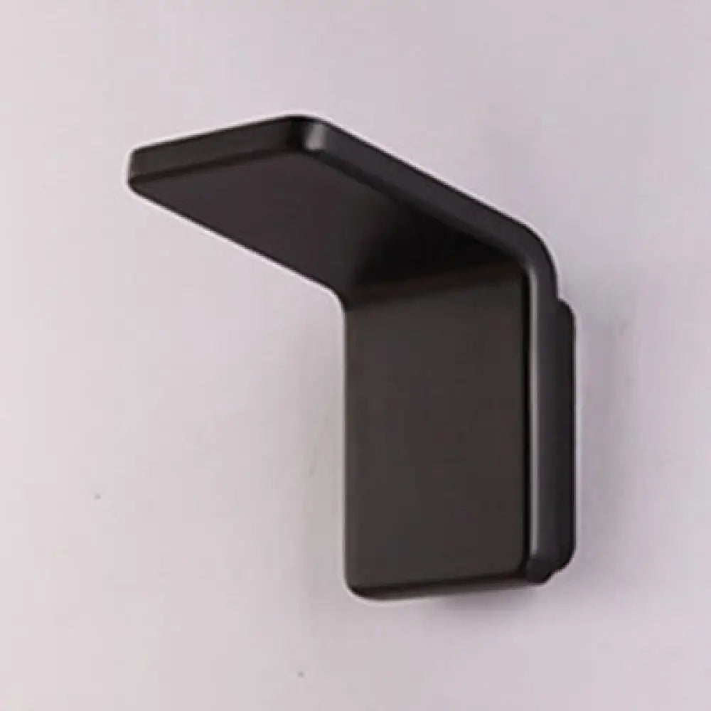 DecorBites™ Contemporary Aluminum LED Wall Lamp - 4"/8" Wide Bend Square Sconce Light Fixture in Black/White