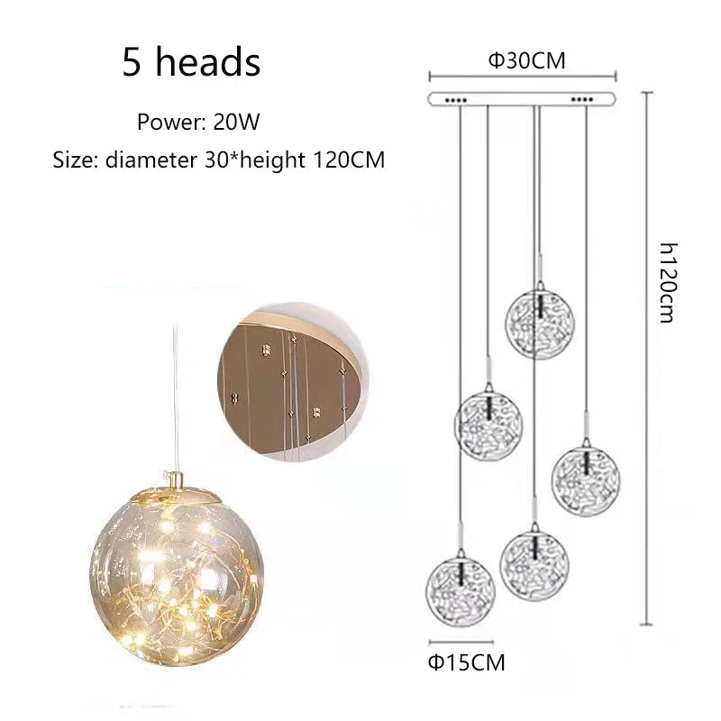 DecorBites™ Contemporary Crystal Ball Chandelier - Free Shipping