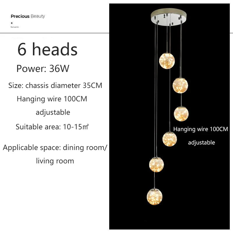 DecorBites™ Contemporary Crystal Ball Chandelier - Free Shipping