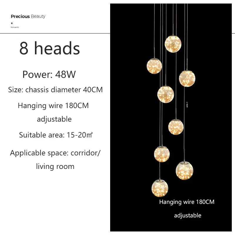 DecorBites™ Contemporary Crystal Ball Chandelier - Free Shipping