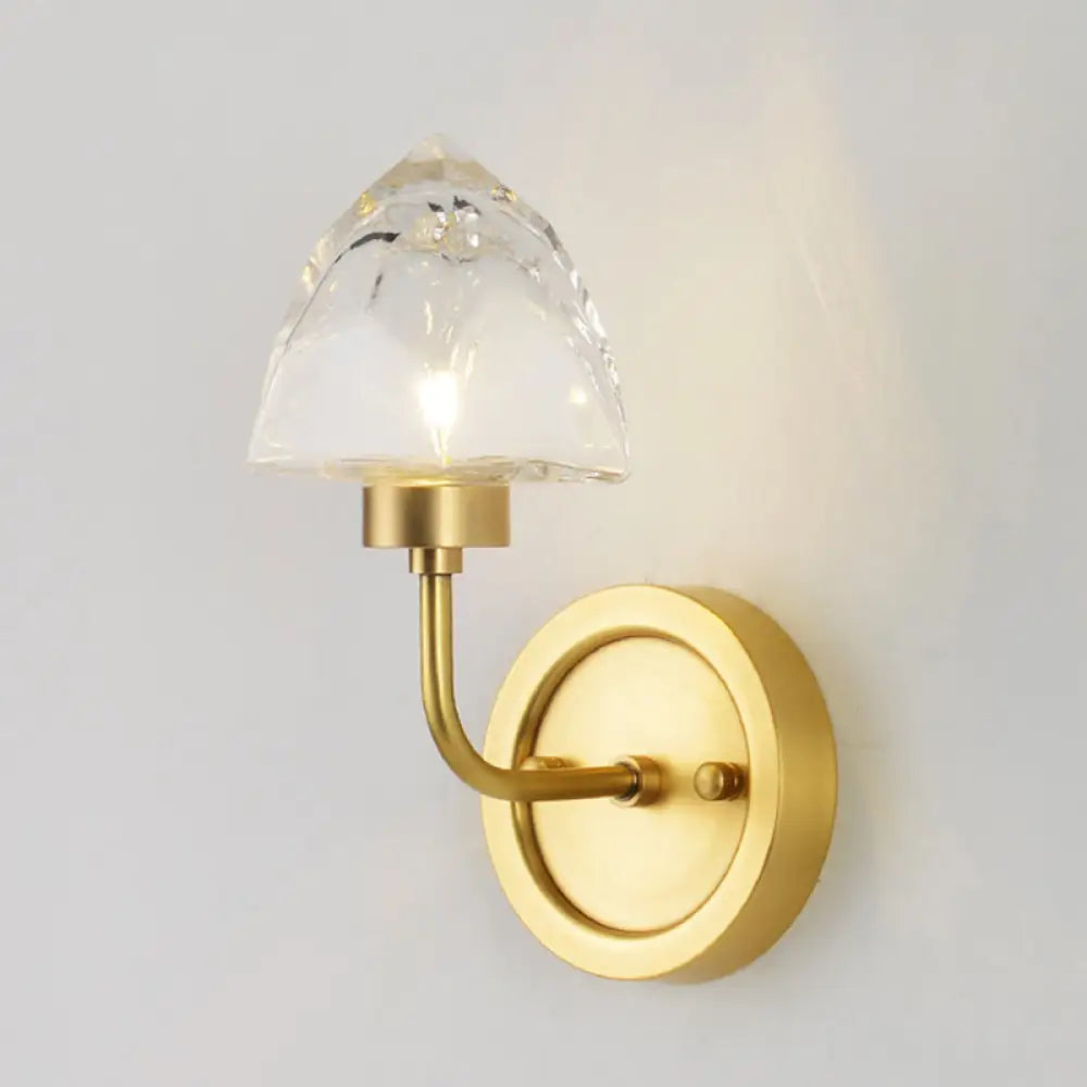 DecorBites™ Contemporary Gold Ice Cube Wall Sconce"
or
"Modern Gold Crystal Wall Light Fixture