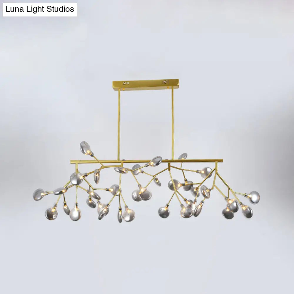 DecorBites™ Contemporary Heracleum Island Pendant Light for Modern Dining Rooms