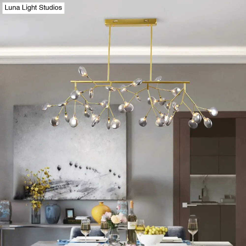 DecorBites™ Contemporary Heracleum Island Pendant Light for Modern Dining Rooms