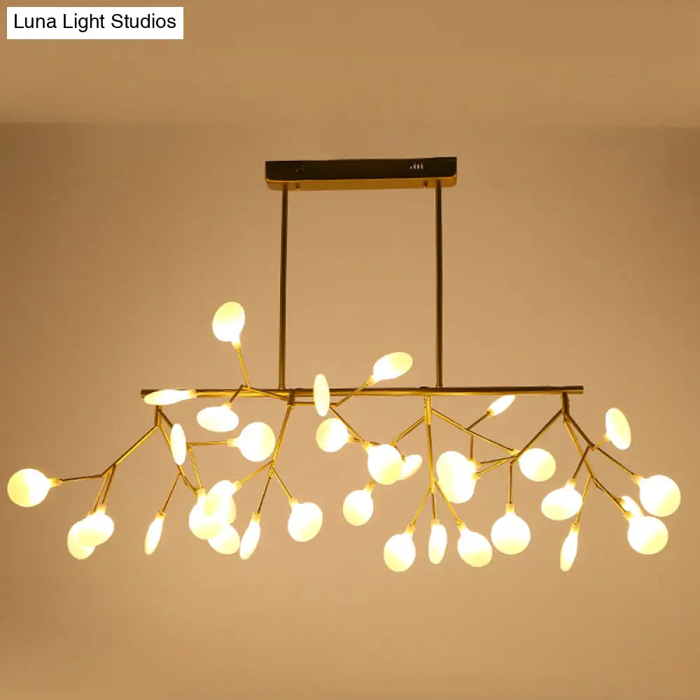 DecorBites™ Contemporary Heracleum Island Pendant Light for Modern Dining Rooms