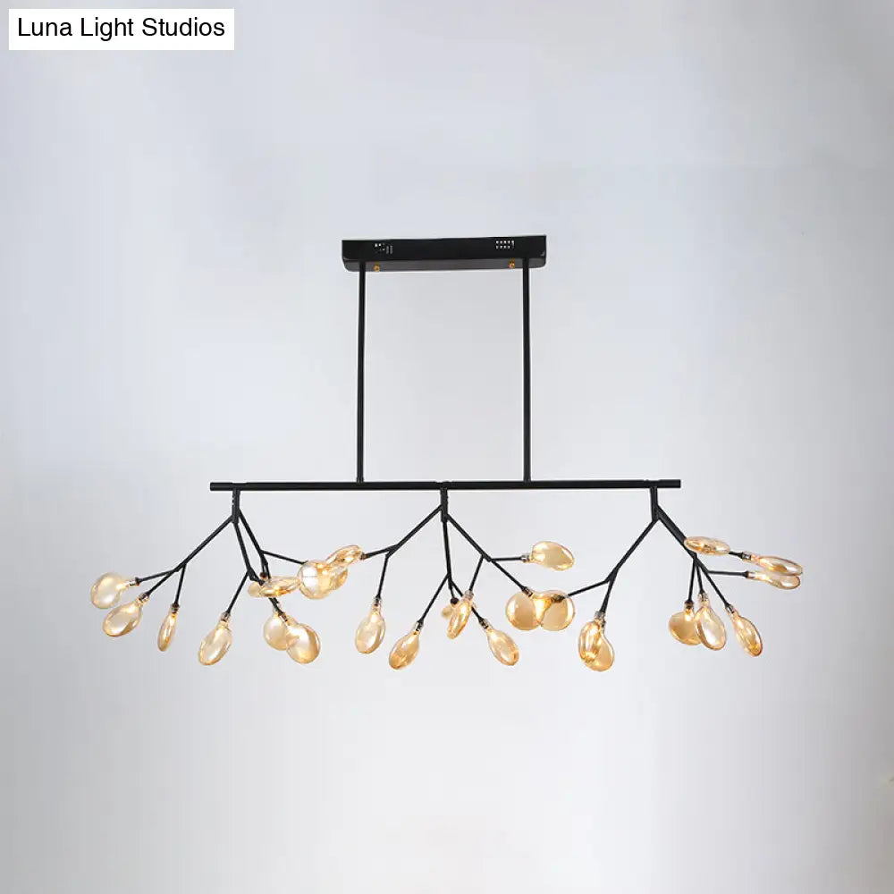 DecorBites™ Contemporary Heracleum Island Pendant Light for Modern Dining Rooms