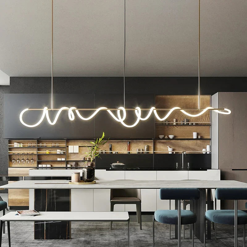 DecorBites™ Contemporary LED Chandelier for Dining Room Lighting