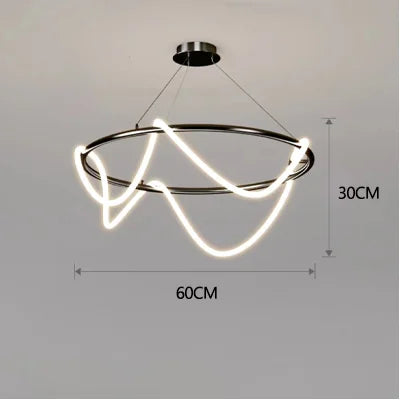 DecorBites™ Contemporary LED Chandelier for Dining Room Lighting