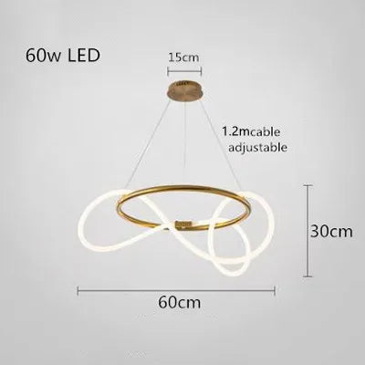 DecorBites™ Contemporary LED Chandelier for Dining Room Lighting