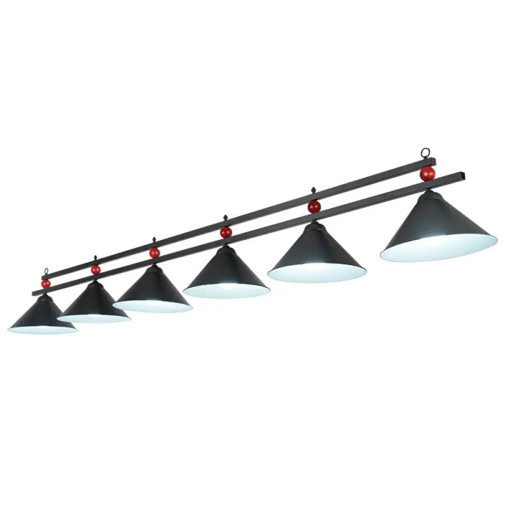 DecorBites™ Country Style Billiard Chandelier - Metal Shade Bar Island Lighting Fixture