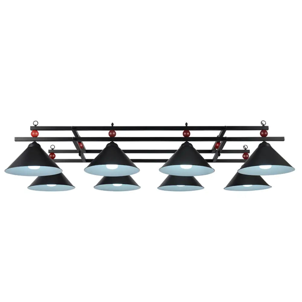 DecorBites™ Country Style Billiard Chandelier - Metal Shade Bar Island Lighting Fixture
