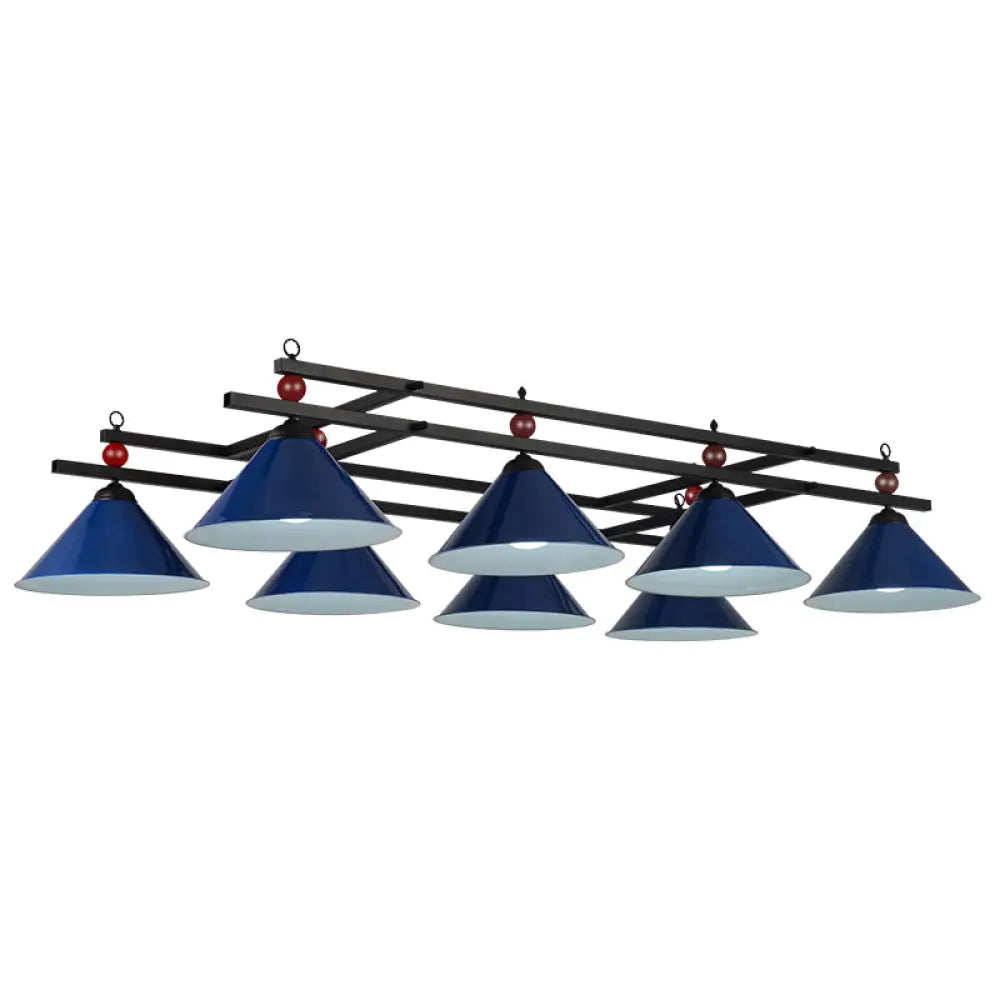 DecorBites™ Country Style Billiard Chandelier - Metal Shade Bar Island Lighting Fixture