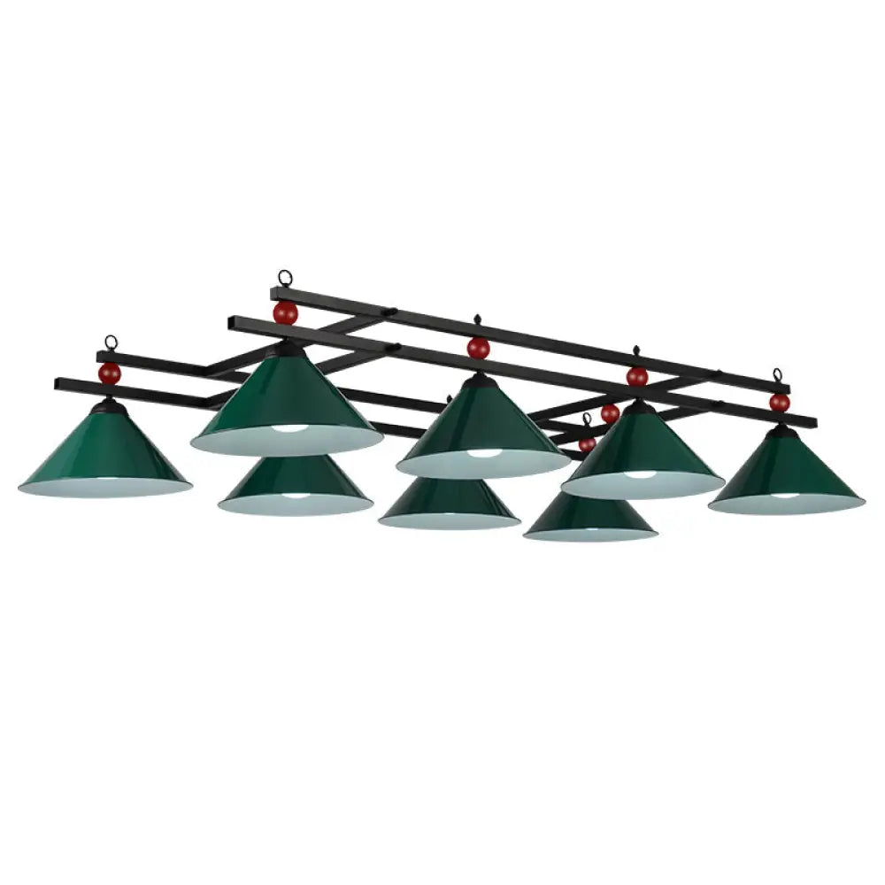 DecorBites™ Country Style Billiard Chandelier - Metal Shade Bar Island Lighting Fixture