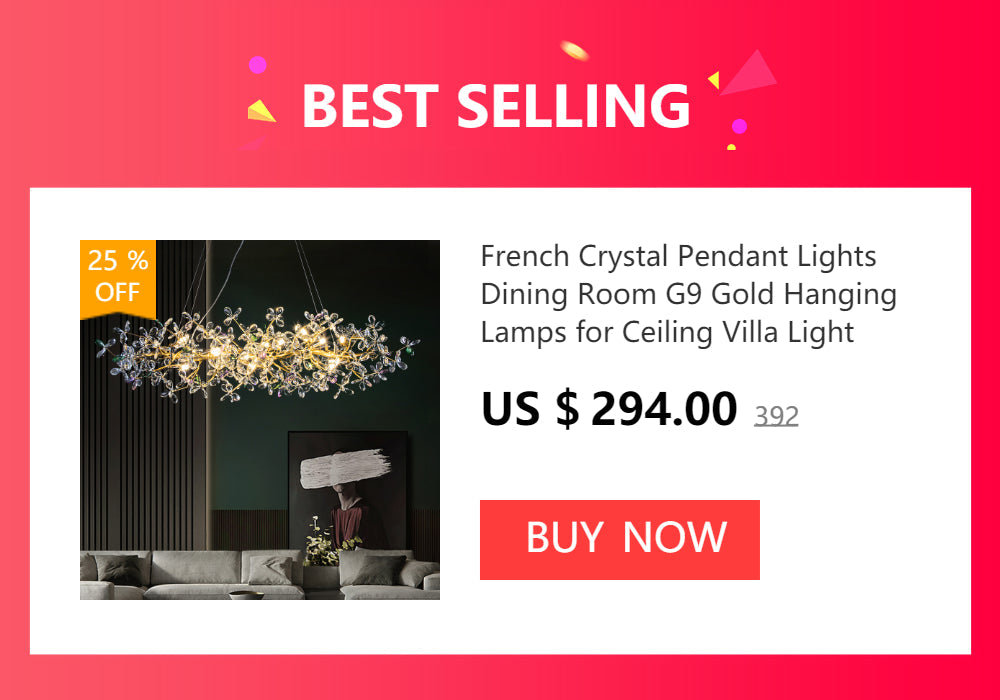 DecorBites™ Crystal Chandelier with Raindrop Crystals