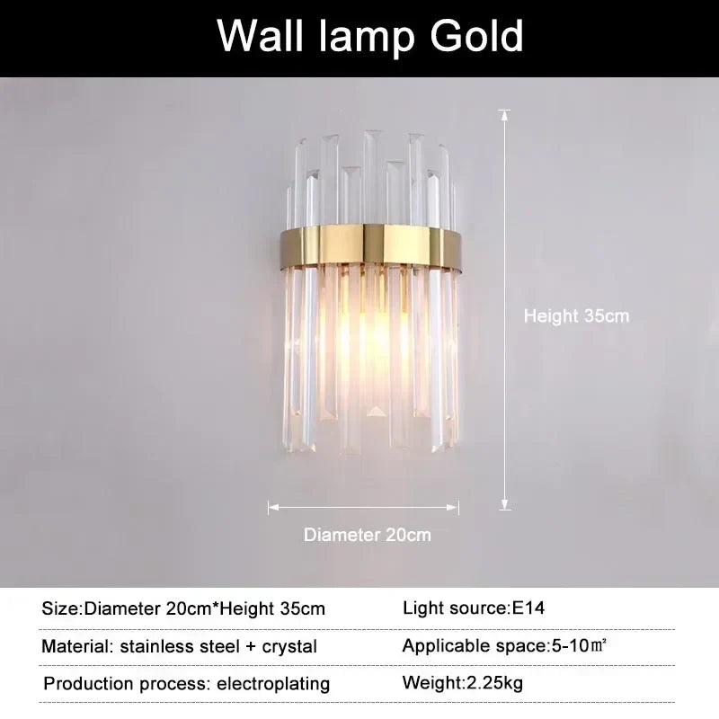 DecorBites™ Crystal Pendant Chandelier for Home Decor