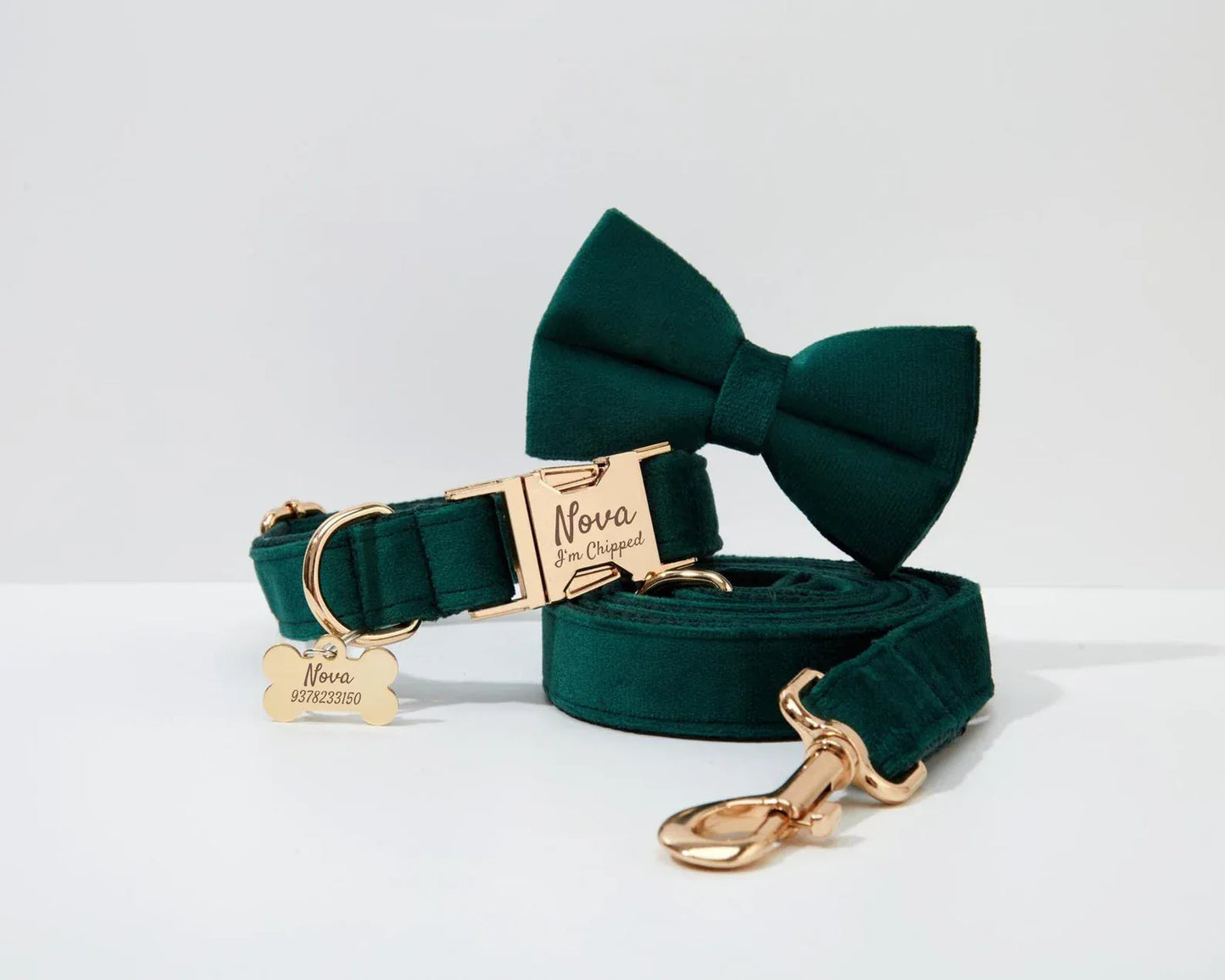 Green Velvet Set