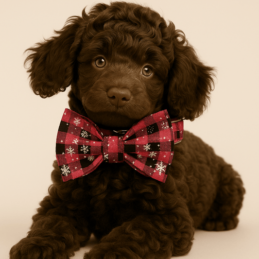 Christmas Red Star Plaid Set