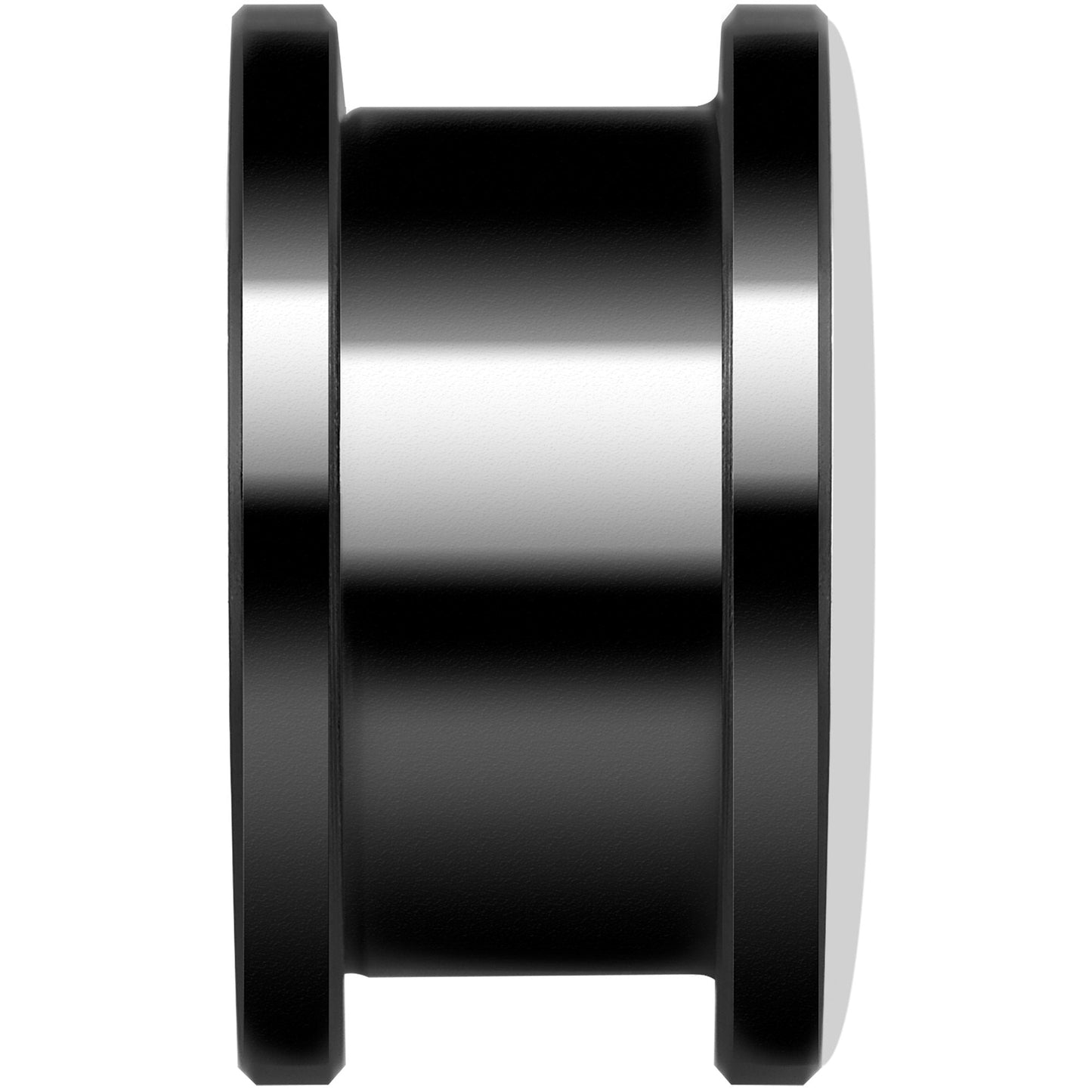 Green Black Skull Black Anodized Screw Fit Plug Set 5/8