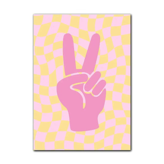 DecorBites™ Danish Pastel Flower Canvas Wall Art