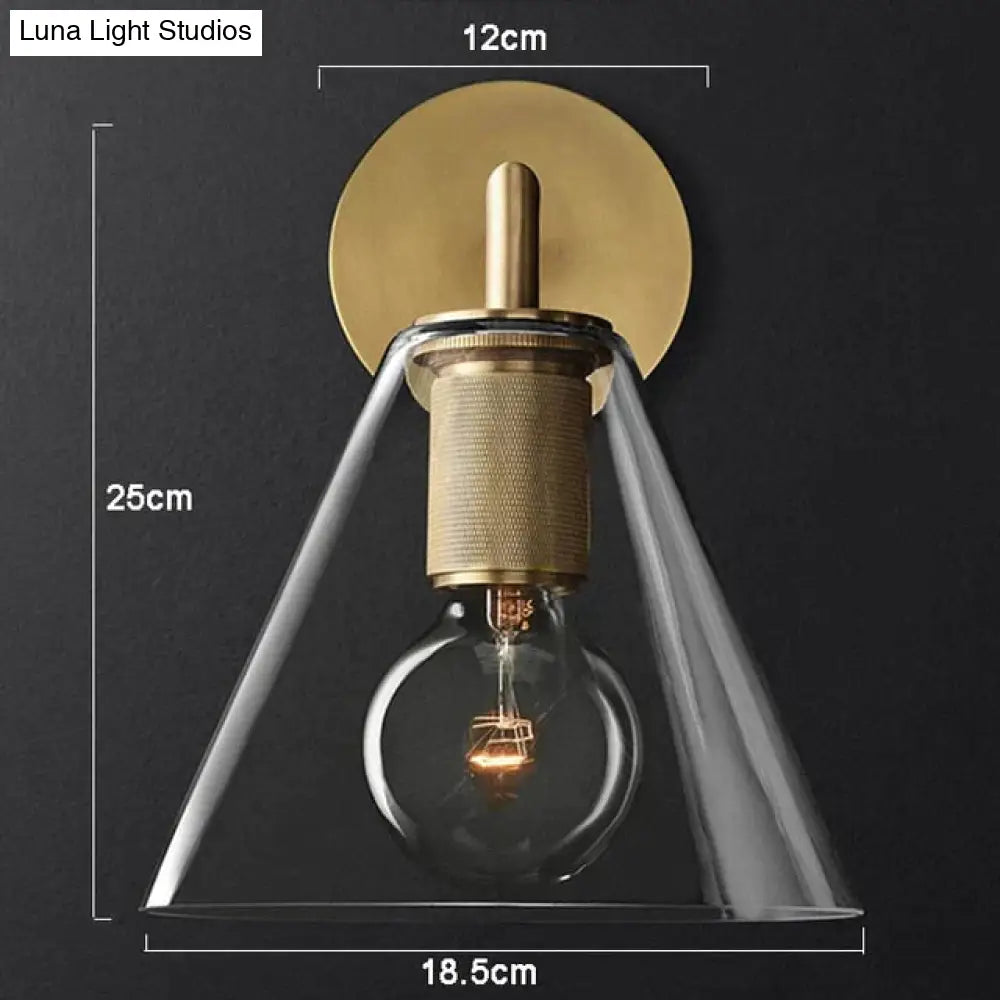 DecorBites™ Darlene | Gold Wall Sconce