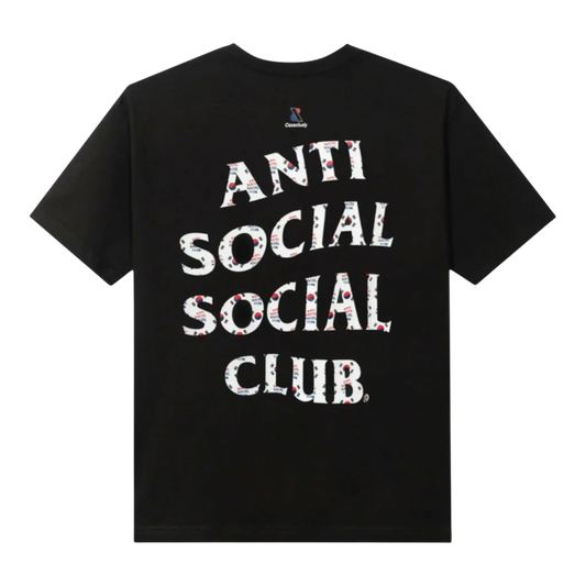 Anti Social Social Club ASSC x Case Study Flag Men T-Shirt Black