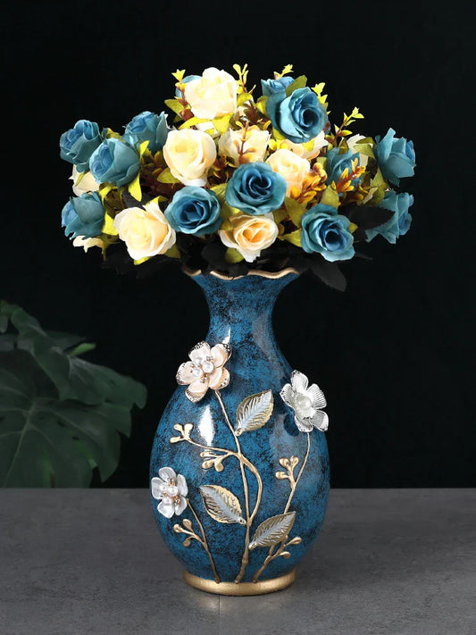 DecorBites™ 3D Ceramic Vase for Dried Flowers Display