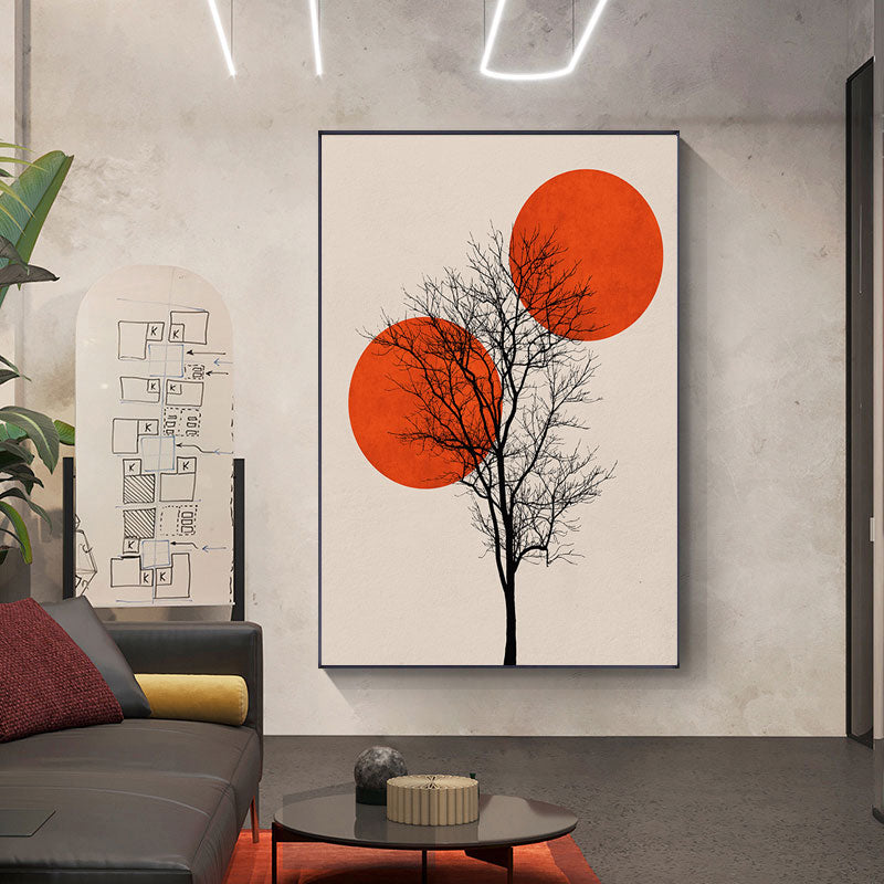 DecorBites™ Abstract Winter Landscape Canvas Print - Nordic Style
