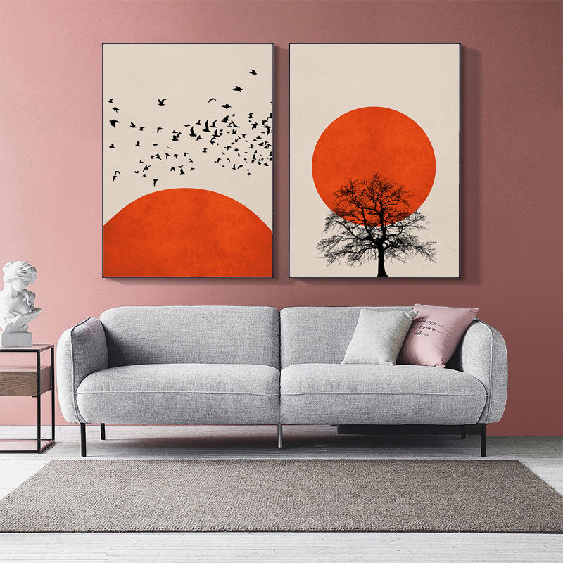 DecorBites™ Abstract Winter Landscape Canvas Print - Nordic Style