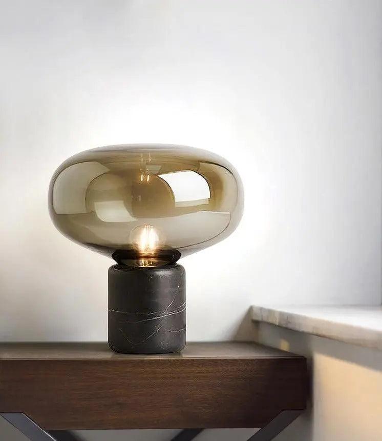 DecorBites™ Amber Nordic Table Lamp