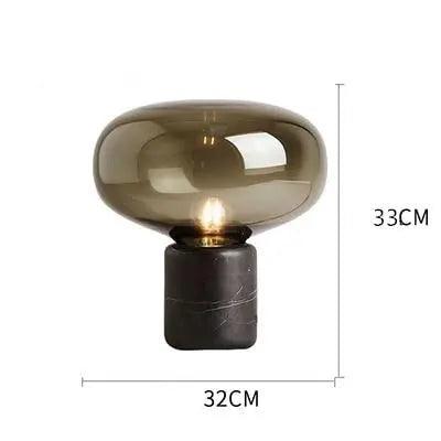 DecorBites™ Amber Nordic Table Lamp
