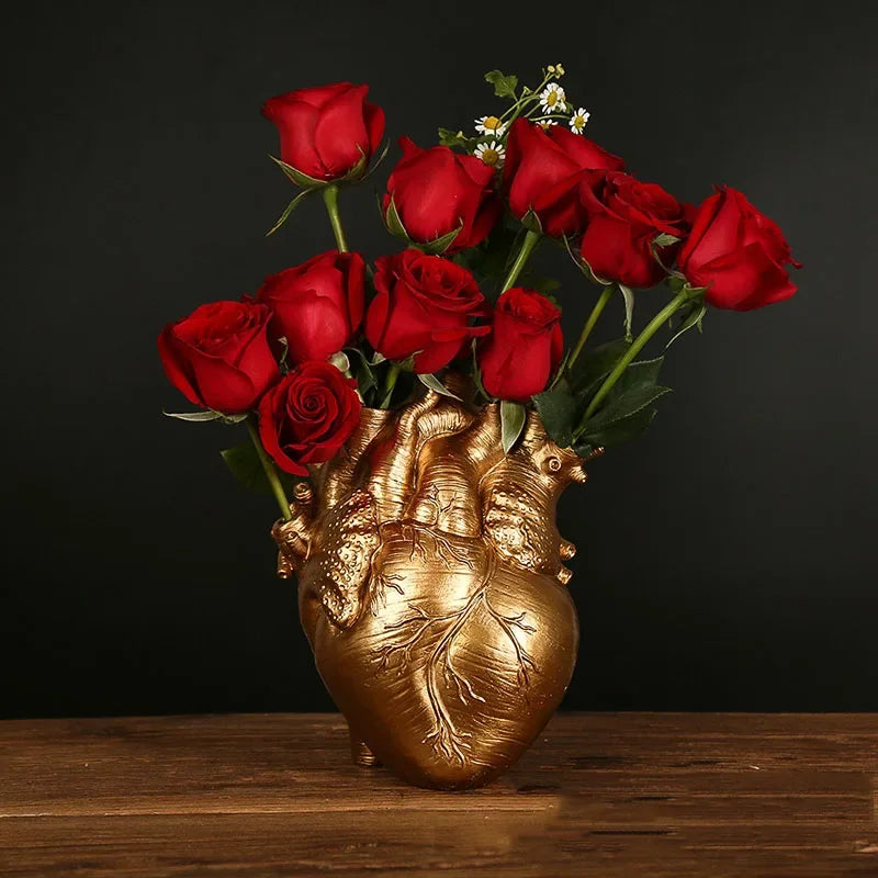 DecorBites™ Anatomy Heart Vase - Unique Valentine's Day Gift