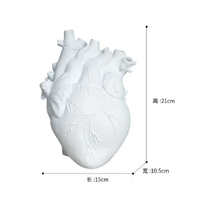 DecorBites™ Anatomy Heart Vase - Unique Valentine's Day Gift