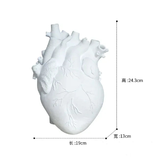 DecorBites™ Anatomy Heart Vase - Unique Valentine's Day Gift