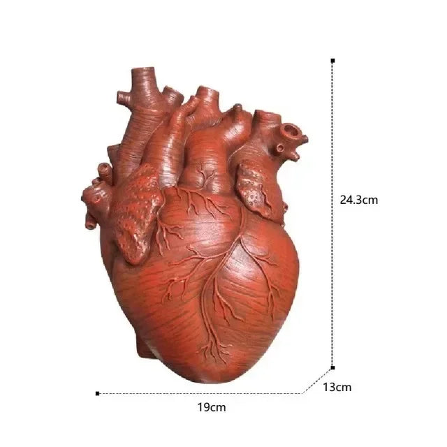 DecorBites™ Anatomy Heart Vase - Unique Valentine's Day Gift