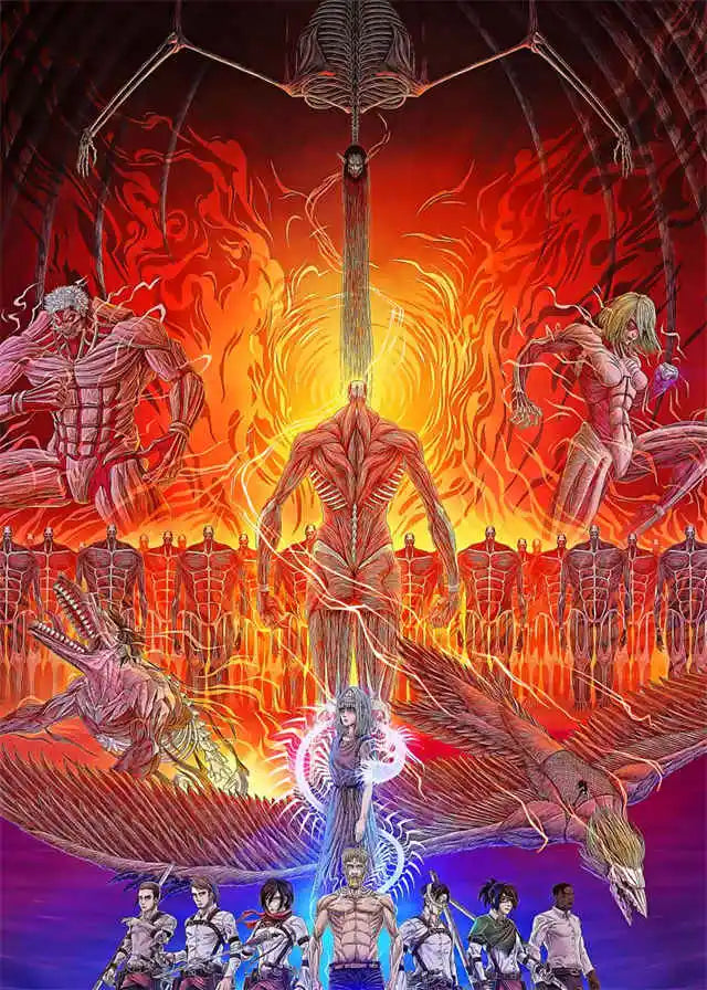 DecorBites™ Anime Attack on Titan Final Season Canvas Poster