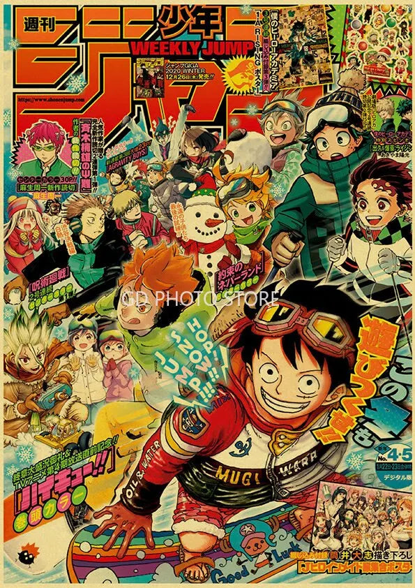 DecorBites™ Anime Poster Print Collection for Home Décor