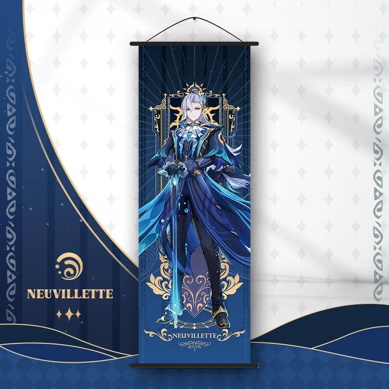 DecorBites™ Anime Poster Wall Art Decoration: Genshin Characters