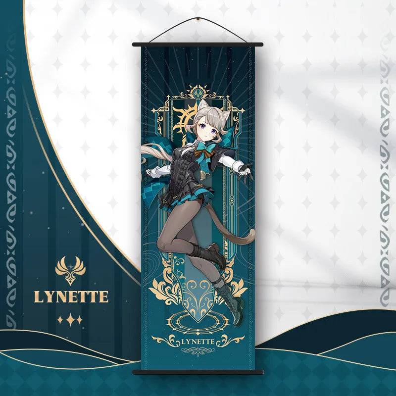 DecorBites™ Anime Poster Wall Art Decoration: Genshin Characters