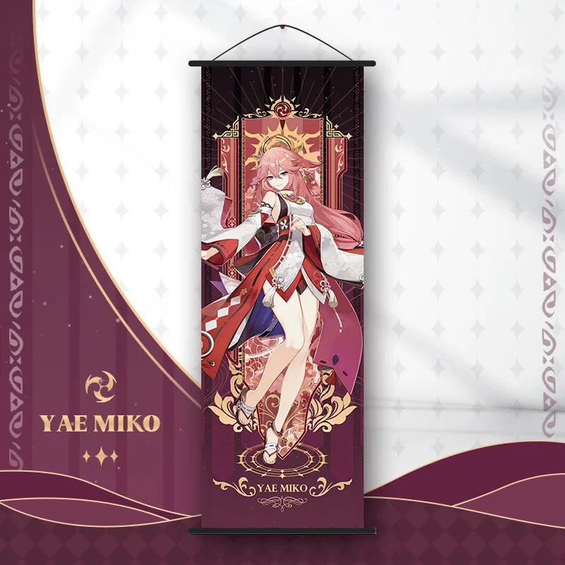 DecorBites™ Anime Poster Wall Art Decoration: Genshin Characters