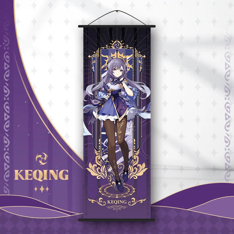 DecorBites™ Anime Poster Wall Art Decoration: Genshin Characters