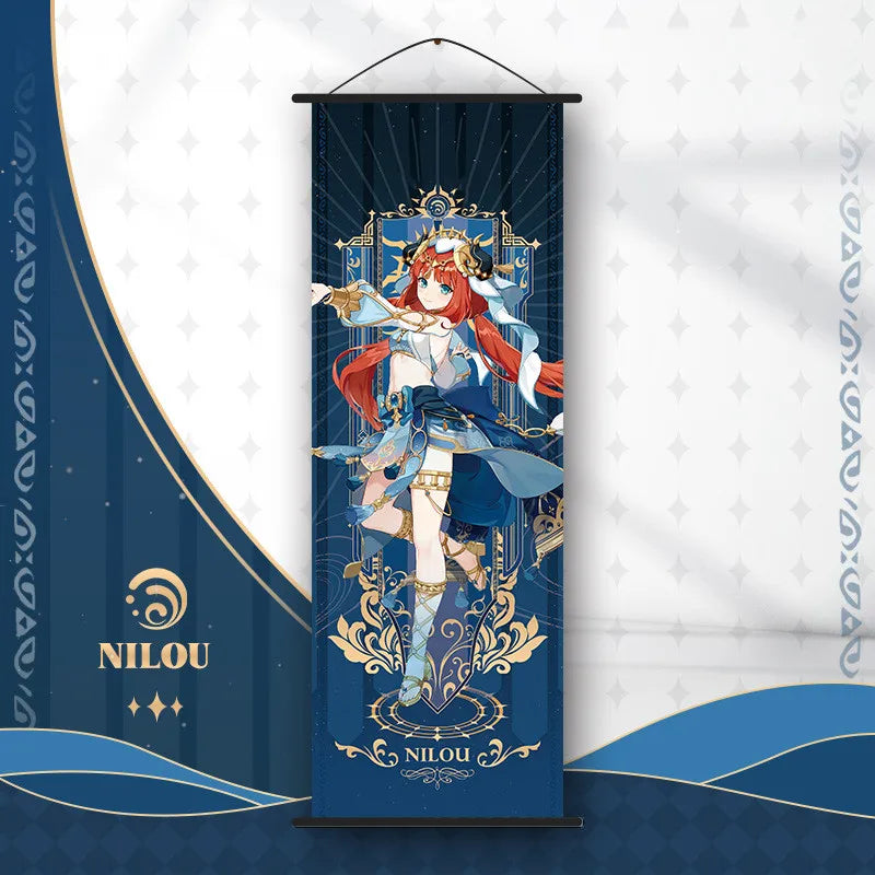 DecorBites™ Anime Poster Wall Art Decoration: Genshin Characters