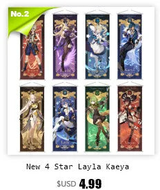 DecorBites™ Anime Poster Wall Art Decoration: Genshin Characters
