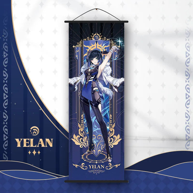 DecorBites™ Anime Poster Wall Art Decoration: Genshin Characters