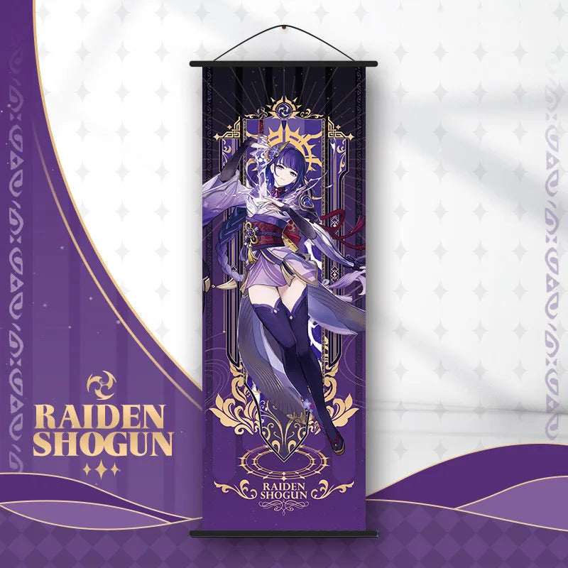 DecorBites™ Anime Poster Wall Art Decoration: Genshin Characters