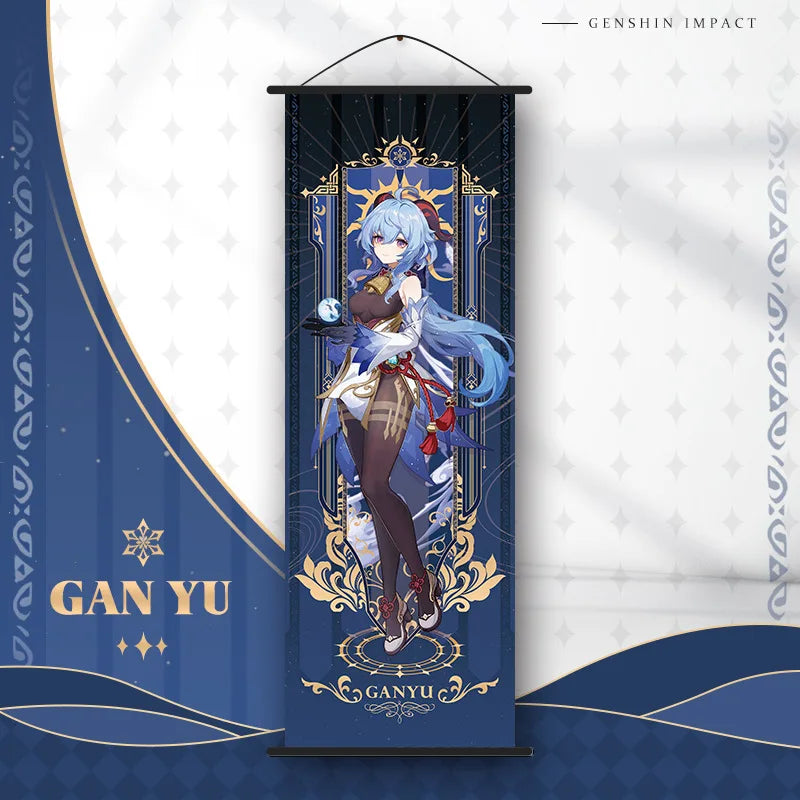 DecorBites™ Anime Poster Wall Art Decoration: Genshin Characters