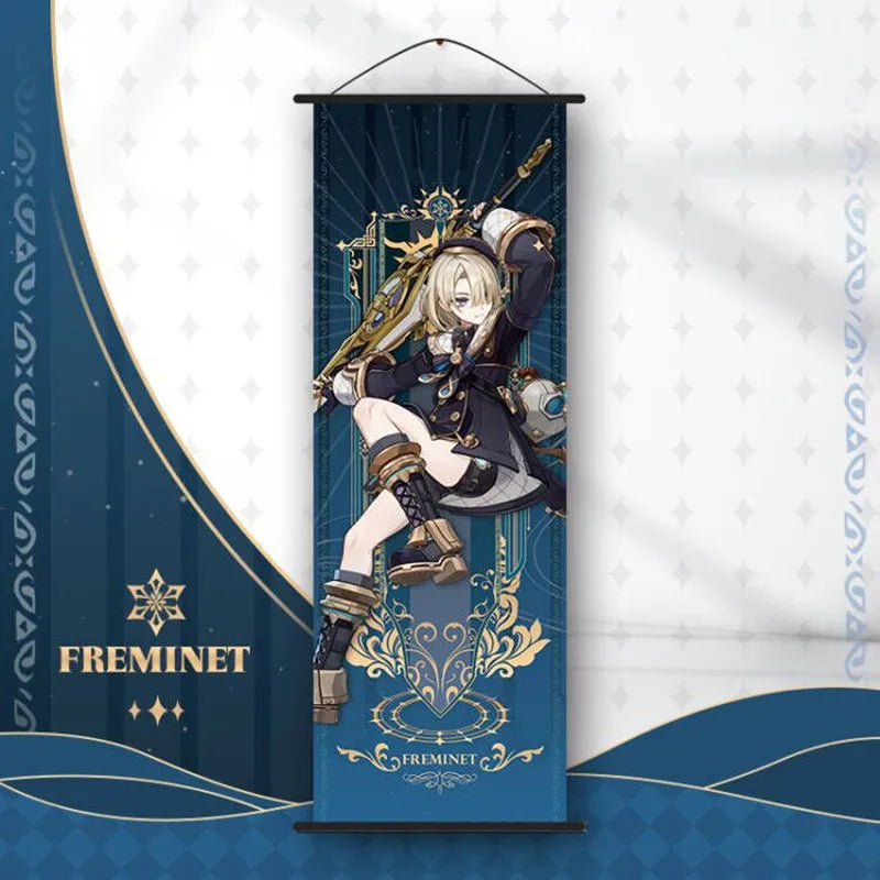 DecorBites™ Anime Poster Wall Art Decoration: Genshin Characters