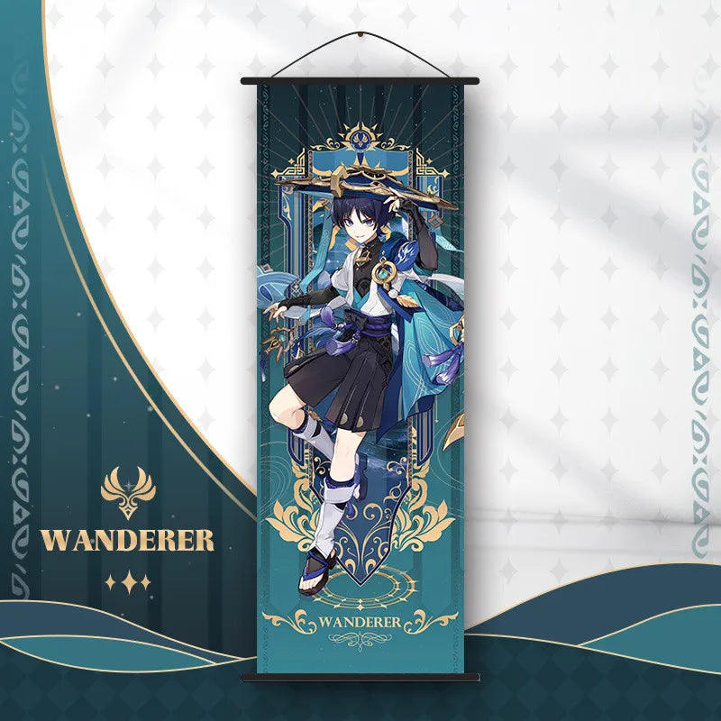 DecorBites™ Anime Poster Wall Art Decoration: Genshin Characters